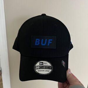 New Era Black and Blue BUF Hat